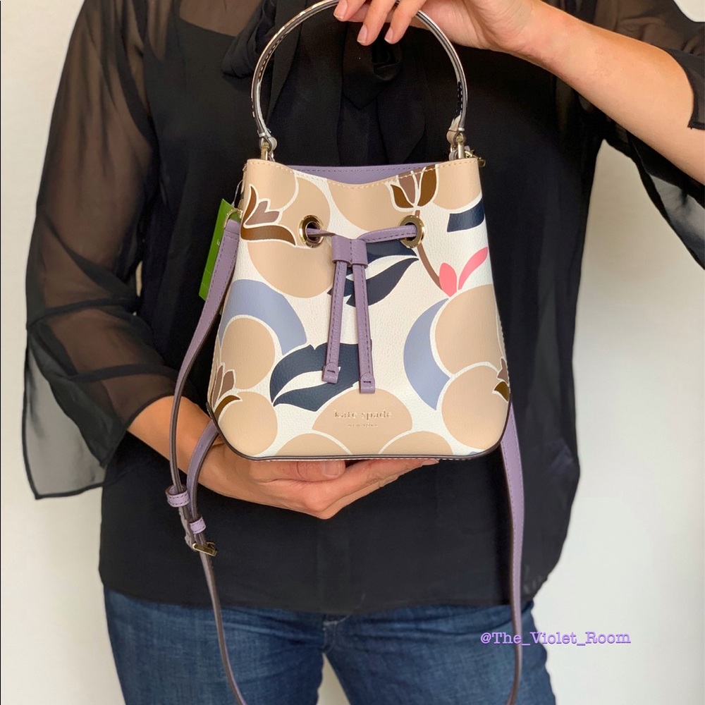 ▪️KATE SPADE▪️Eva Breezy Floral Bucket Bag